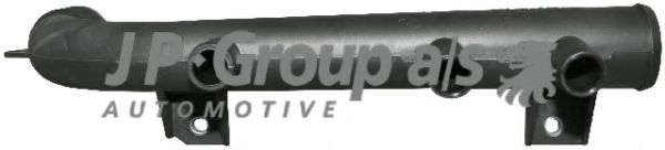 JP GROUP - 1214400100 - Патрубок системи охлолодж. Opel 18SE,E18NV,S18NV, C18NZ