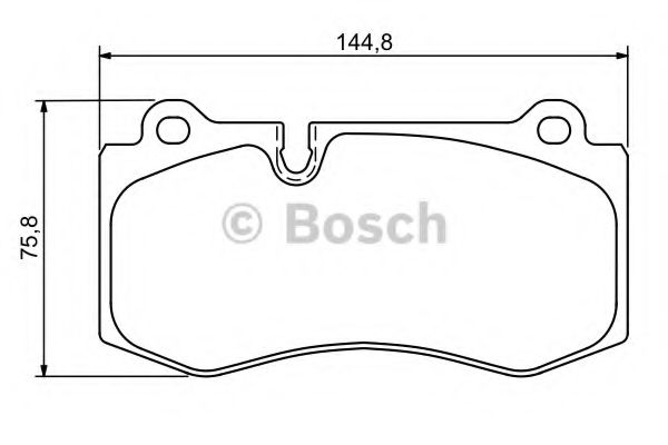 BOSCH - 0 986 494 167 - Гальмівні колодки дискові перед. DB W211 S320-500 05-