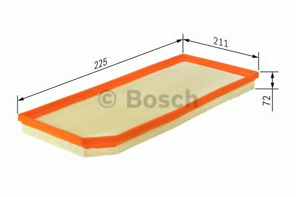 BOSCH - F 026 400 026 - Фільтр повітряний Volvo S60/XC70/XC90 2.4D5 8/05-