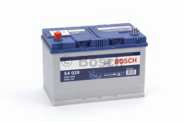 BOSCH - 0 092 S40 290 - АКБ Bosch Asia S4 (+/-) 12V 95Ah 830A  306*173*225