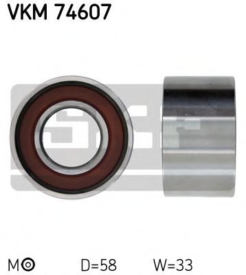 SKF - VKM 74607 - Ролик паска приводного Mazda MPV Harmonie, Elegance 2.0Ditd  02-05,  Performance, Elegance, Harmonie 4,5 2.0Cd 16V 07-