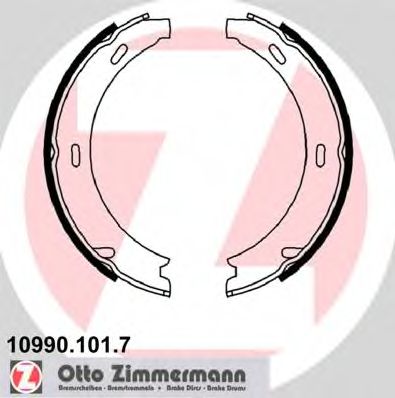 ZIMMERMANN - 10990.101.7 - Колодки гальмівні барабанні (комплект 4 шт)