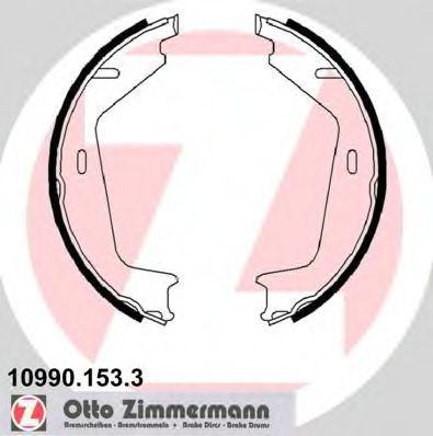 ZIMMERMANN - 10990.153.3 - Колодки гальмівні барабанні (комплект 4 шт)