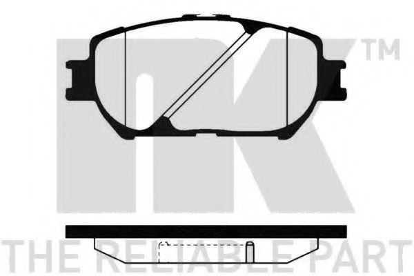 Гальмівні колодки дискові перед. Toyota Camry (V30) 2.0-3.0 V6 01-