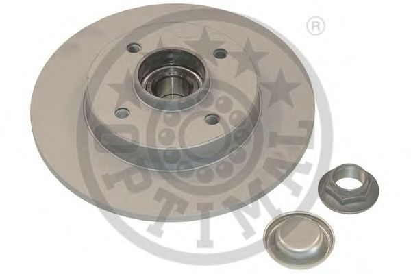 OPTIMAL - 602745BS1 - Гальмівний диск з підшипником задній  (249mmx9mm) Citroen C4 II , Ds4; Peugeot 308, 308 Sw 1.2-2.0D 09.07-