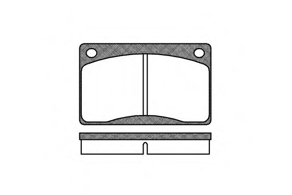 Гальмівні колодки Volvo 140, 240, 260 1.8-2.8 07.67-08.93