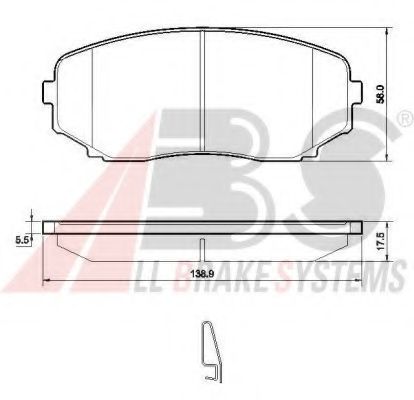 Колодки гальмівнi передні Mazda CX-7/CX-9 2.2D/2.3D/3.7 07-