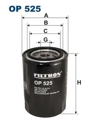 FILTRON - OP525 - Фiльтр масляний VAG diesel