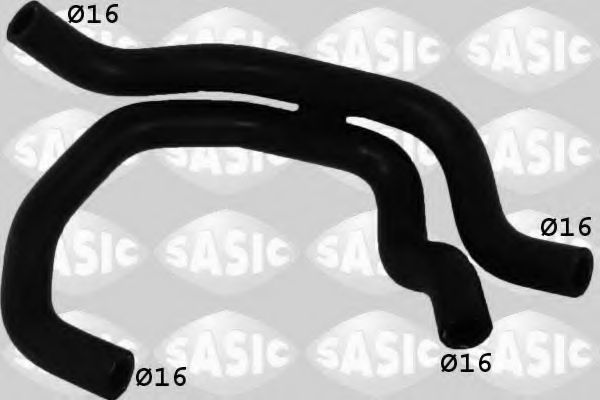 SASIC - 3406043 - Шланг теплообмінника VAG Golf IV 1.6/1.8/2.0