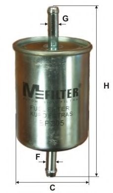 MFILTER - BF 305 - Фильтр топл. BMW, OPEL, SKODA (пр-во M-filter)