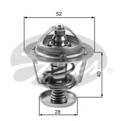 Термостат Mazda 626 GE 1.8,2.0,2.5 91-/6 1.8I 16V,2.0I 16V,2.3I 16V,2.0TDVI 16V 07-/ 2.0I 16V 07-