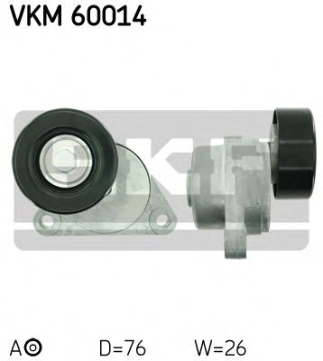 SKF - VKM 60014 - Натяжник паска приводного Nubira/Lacetti 1.6/Aveo 1.4