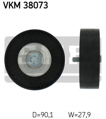 SKF - VKM 38073 - 90x8x28 Ролик паска приводного Mercedes-Benz M271 1.8 02-