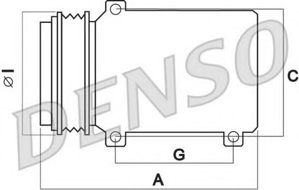 DENSO - DCP02014 - Компресор кондиціонера