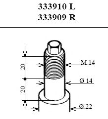 KYB - 333909 - Амортизатор подв. BMW 3 Series E36 передн. прав. газов. Excel-G (пр-во Kayaba)