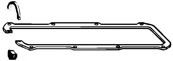 ELRING - 104.841 - Прокладка клап.кришки VW/Audi 1.3-1.6 74-79