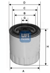 UFI - 24.321.00 - Фільтр паливний MB SPRINTER 96-06 (вир-во UFI)