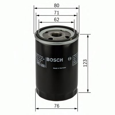 BOSCH - 0 451 103 033 - Фільтр масляний VAG (бенз.)