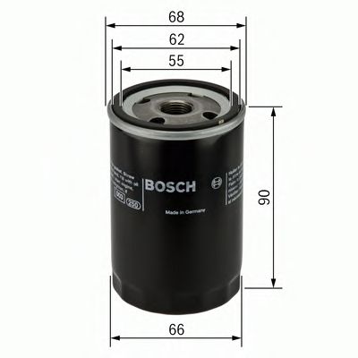 BOSCH - F 026 407 077 - Фільтр масляний  Honda Accord 2.0 2.4 03-