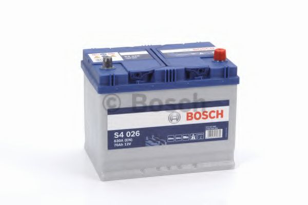 BOSCH - 0 092 S40 260 - АКБ Bosch Asia Silver S4 026  70Ah/630A (-/+) 261x175x220