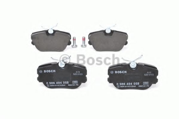 BOSCH - 0 986 494 058 - Торм колодки дисковые (пр-во Bosch)