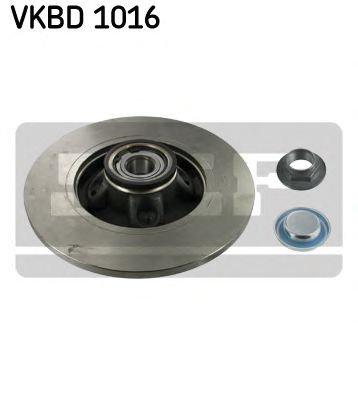 SKF - VKBD 1016 - Гальмівний диск з пiдшипником CITROEN/PEUGEOT Berlingo/C4/DS4/308/5008/Partner "R "07>>