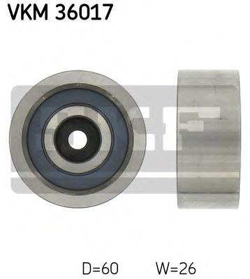 SKF - VKM 36017 - 60X8X26 Ролик паска приводного Opel Movano,Renault Master 2.5/2.8D/Dti 1998-