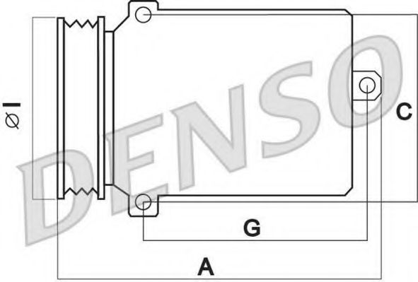 DENSO - DCP02063 - Компресор кондиціонера AUDI A8, Q7 4.2D 07.05-08.15