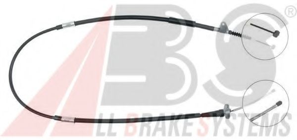 A.B.S. - K16048 - Трос ручного гальма правий Toyota Carina E 1.6 94-97/2.0 D 92-96