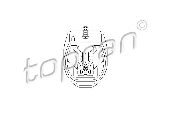 TOPRAN - 107 989 - Опора КПП  VW A4/A6/Passat 1.8/1.9TDI 96- АКП