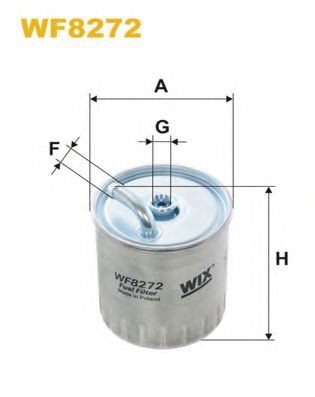 WIX FILTERS - WF8272 - Фiльтр паливний MB W203 (OM 611/612); G W461/463; ML W163