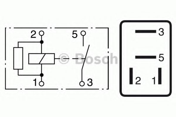 BOSCH - 0 332 011 007 - Реле електричне Audi A3 05-13,TT 07-13 Seat Altea 04-13, Leon 06-13 Skoda Octavia 04-13 VW Caddy 04-11, Golf 05-13, Jetta 05-11, Passat 06-11, Tiguan 08-11, Touran 03-10