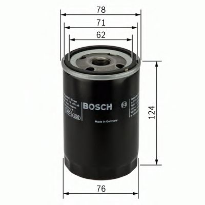 BOSCH - 0 451 103 340 - Фільтр масла Rover/Landrover