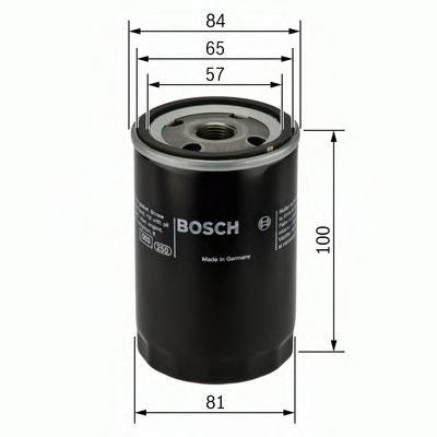 BOSCH - 0 986 452 023 - Фильтр масляный NISSAN (пр-во Bosch)