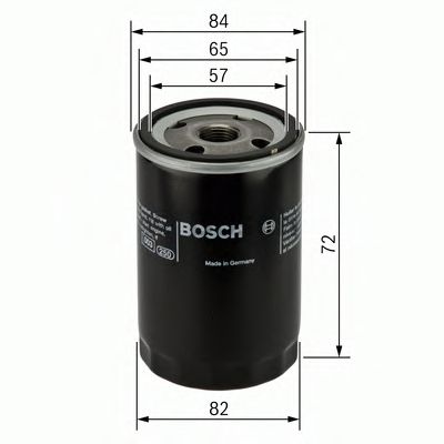 BOSCH - 0 986 452 035 - Фильтр масляный SUZUKI (пр-во Bosch)