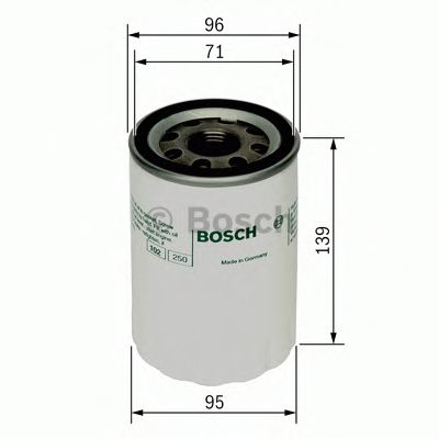 BOSCH - 0 986 452 046 - Фильтр масляный NISSAN (пр-во Bosch)