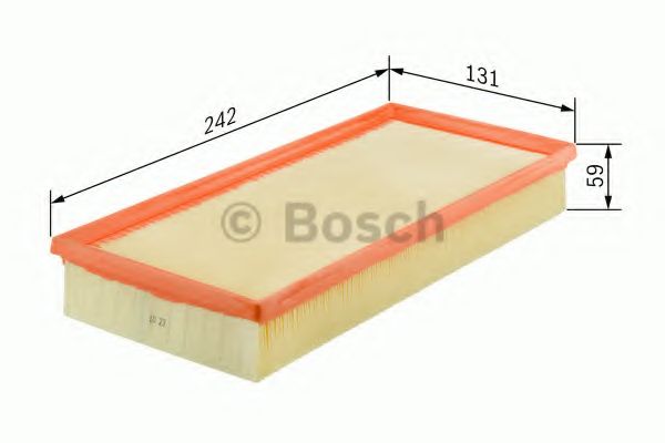 BOSCH - 1 457 432 183 - Фільтр повітряний