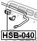FEBEST - HSB-040 - Втулка стабілізатора зад. Honda Accord (CG) 98-02/CRV 05-