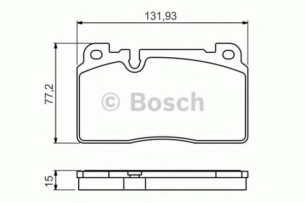 BOSCH - 0 986 494 702 - Дискові гальмівні колодки перед. Audi Q5