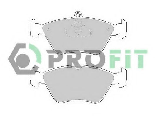 PROFIT - 5000-0901 - Колодки гальмівні дискові