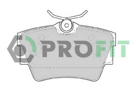 PROFIT - 5000-1516 - Гальмівнi колодки дисковi зад. Renault Trafic/Opel Vivaro 06-