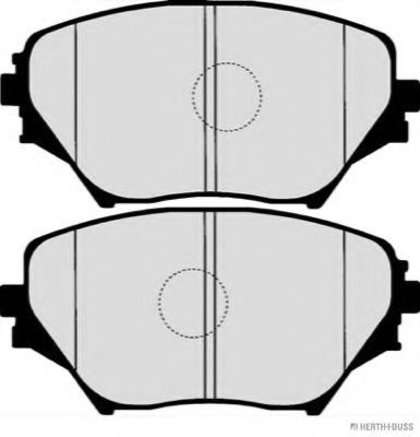 HERTH+BUSS JAKOPARTS - J3602092 - Колодки гальмівні дискові передні TOYOTA RAV 4 (вир-во Jakoparts)