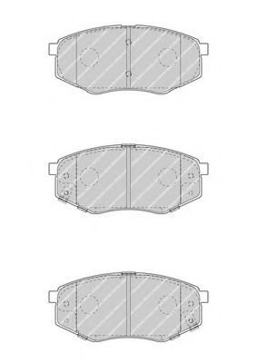 FERODO - FDB4447 - Колодки гальмівні дискові