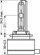 OSRAM - 66154 - Лампа ксенон D1R 85V 35W