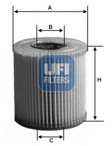 UFI - 25.153.00 - Фільтр масляний VAG 1.8/2.0 Fsi 12-