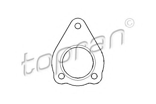 TOPRAN - 107 440 - Прокладка клапана EGR VW Caddy 1.9TDI 96-
