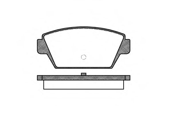 WOKING - P3153.00 - Гальмівні колодки задні Mitsubishi Colt/Lancer 1.6/1.8 GTi 88-94