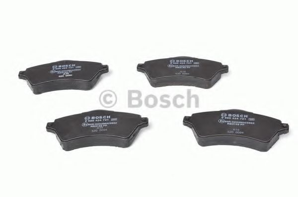 BOSCH - 0 986 424 721 - Колодки гальмівні дискові