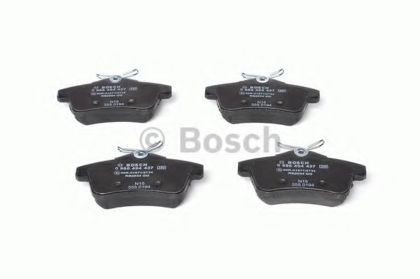 BOSCH - 0 986 494 437 - Гальмівні колодки диск.задні Citroen C4/DS4/DS5/Peugeot 308,3008,5008, RCZ 1.4HDi-2.0HDi 09-