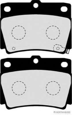 HERTH+BUSS JAKOPARTS - J3615011 - Колодки гальмівні дискові задні MITSUBISHI (вир-во Jakoparts)